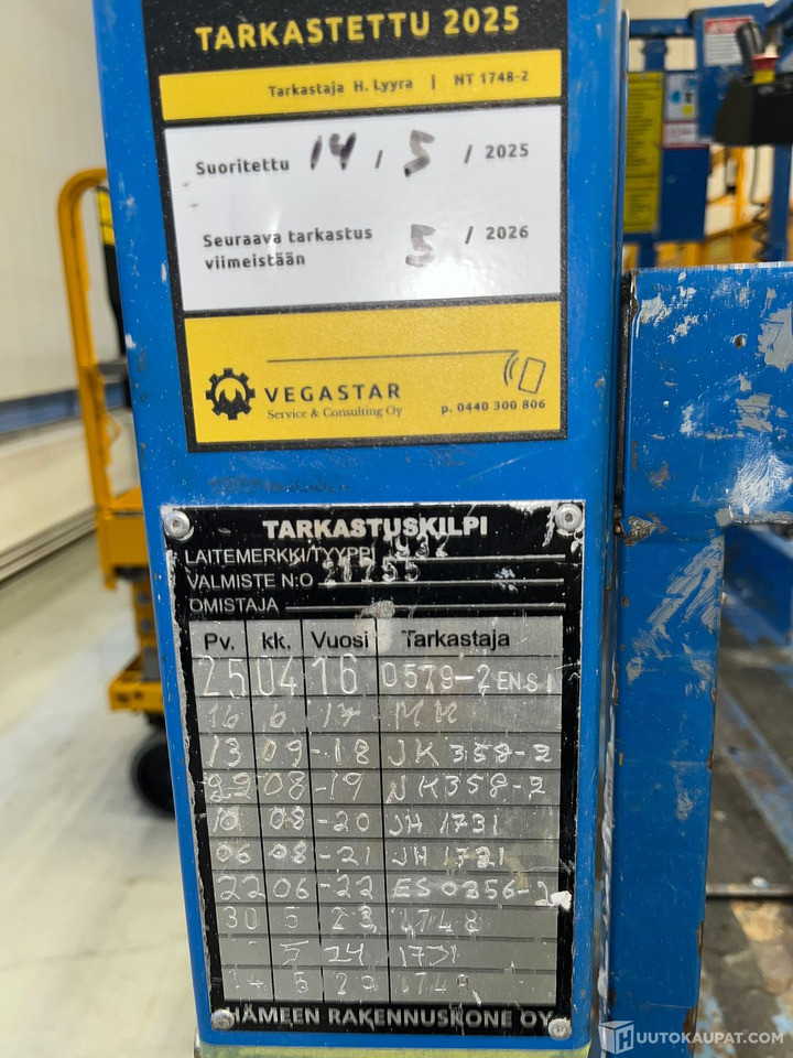 Käärlift Genie GS1932, 2016 Saksilavanostin, Vantaa: pilt 7 Käärlift Genie GS1932, 2016 Saksilavanostin, Vantaa: pilt 7