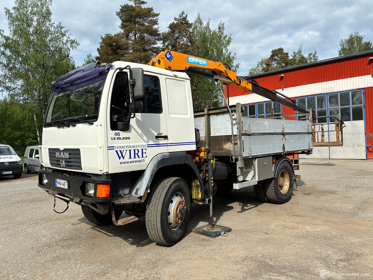 MAN 10.220, 2006 Kuorma-auto 4x4 + Effer 75 nosturi ja henkilönnostokori, Hattula - Veoauto: pilt 4 MAN 10.220, 2006 Kuorma-auto 4x4 + Effer 75 nosturi ja henkilönnostokori, Hattula - Veoauto: pilt 4
