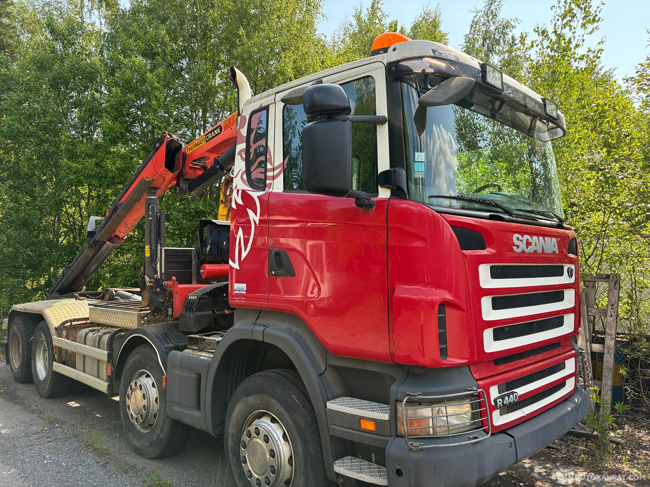 Scania R 440 8x4, 2010 Kuorma-Auto + Palfinger PK 23002 nosturi, Tampere - Veoauto: pilt 2 Scania R 440 8x4, 2010 Kuorma-Auto + Palfinger PK 23002 nosturi, Tampere - Veoauto: pilt 2