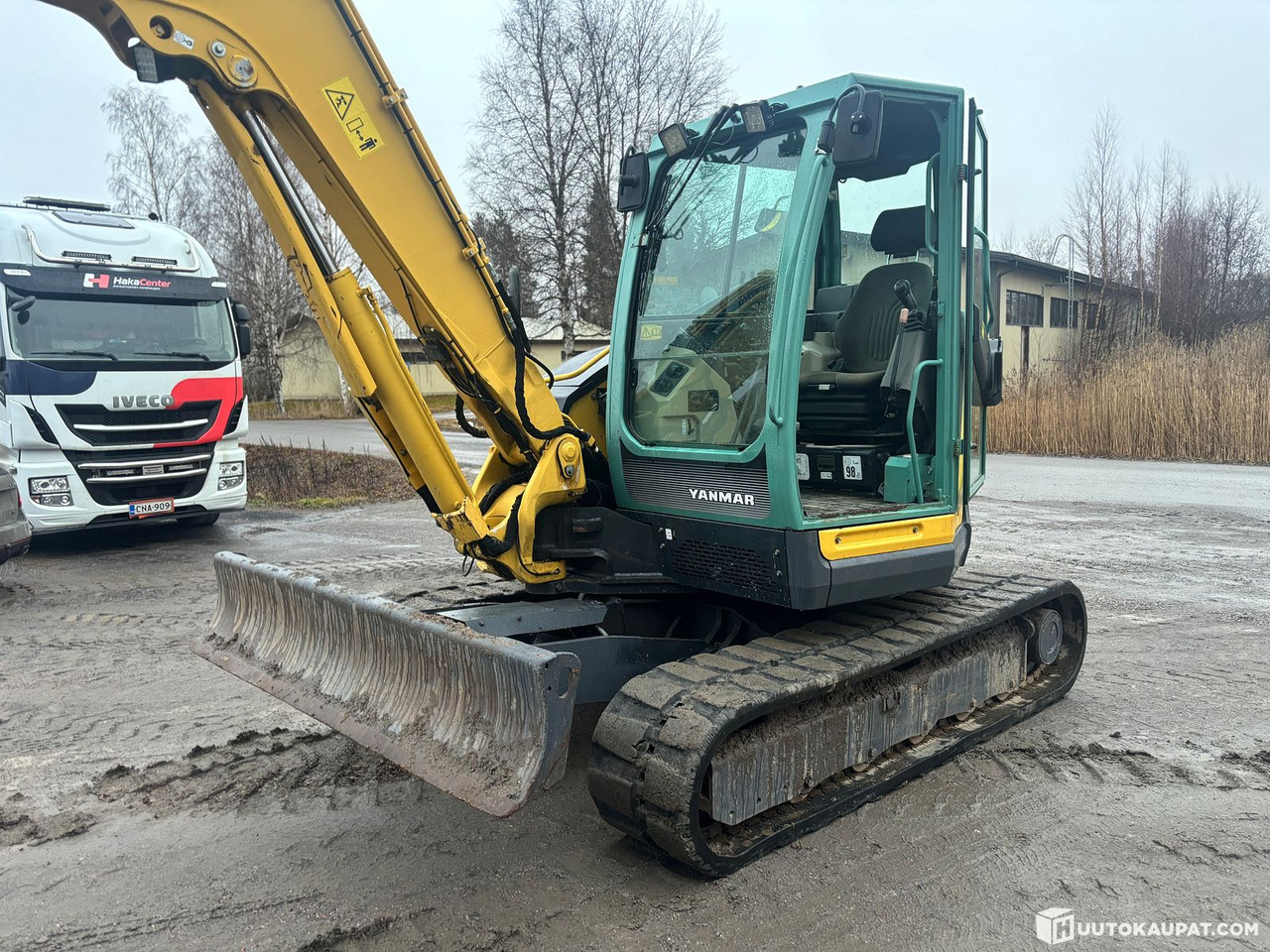 Yanmar VIO80-1 excavator + Engcon with two buckets., Ylivieska - Miniekskavaator: pilt 3 Yanmar VIO80-1 excavator + Engcon with two buckets., Ylivieska - Miniekskavaator: pilt 3