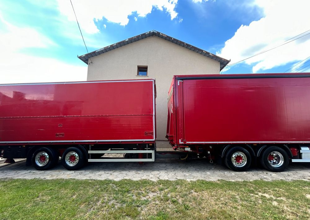 Schmitz Cargobull 7.7m OCYNK OSIE MERCEDES ALUFELGI KONTENER TANDEM NAPOJÓWKA OTWIERANY BOK DO NAPOJÓW STAN BDB - Furgoonjärelhaagis: pilt 2 Schmitz Cargobull 7.7m OCYNK OSIE MERCEDES ALUFELGI KONTENER TANDEM NAPOJÓWKA OTWIERANY BOK DO NAPOJÓW STAN BDB - Furgoonjärelhaagis: pilt 2