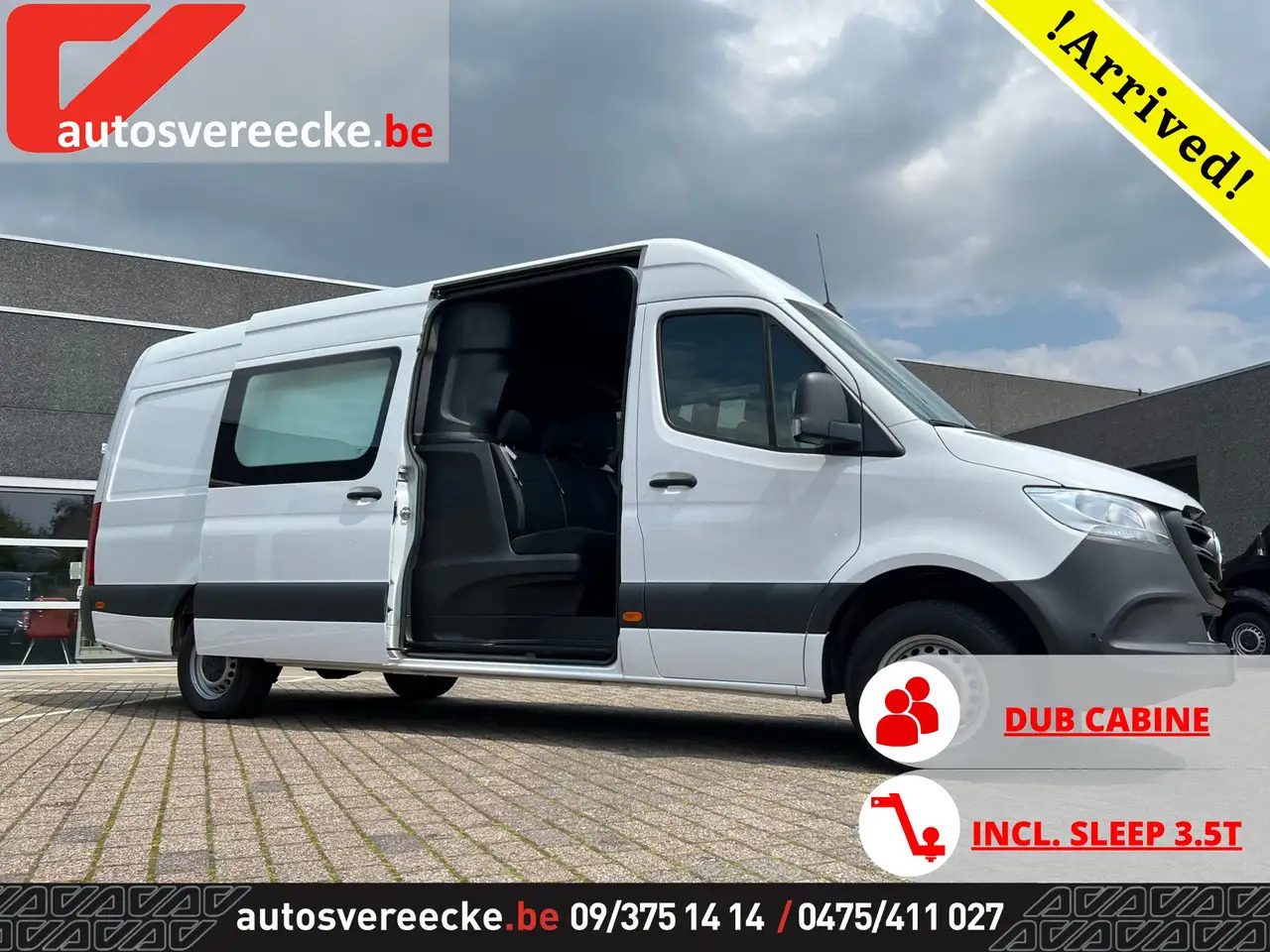 Mercedes-Benz Sprinter 315 L3H2 (37.500€ex) 3.5T SLEEP | DUB CAB 7PL - Meeskonnaauto: pilt 1 Mercedes-Benz Sprinter 315 L3H2 (37.500€ex) 3.5T SLEEP | DUB CAB 7PL - Meeskonnaauto: pilt 1