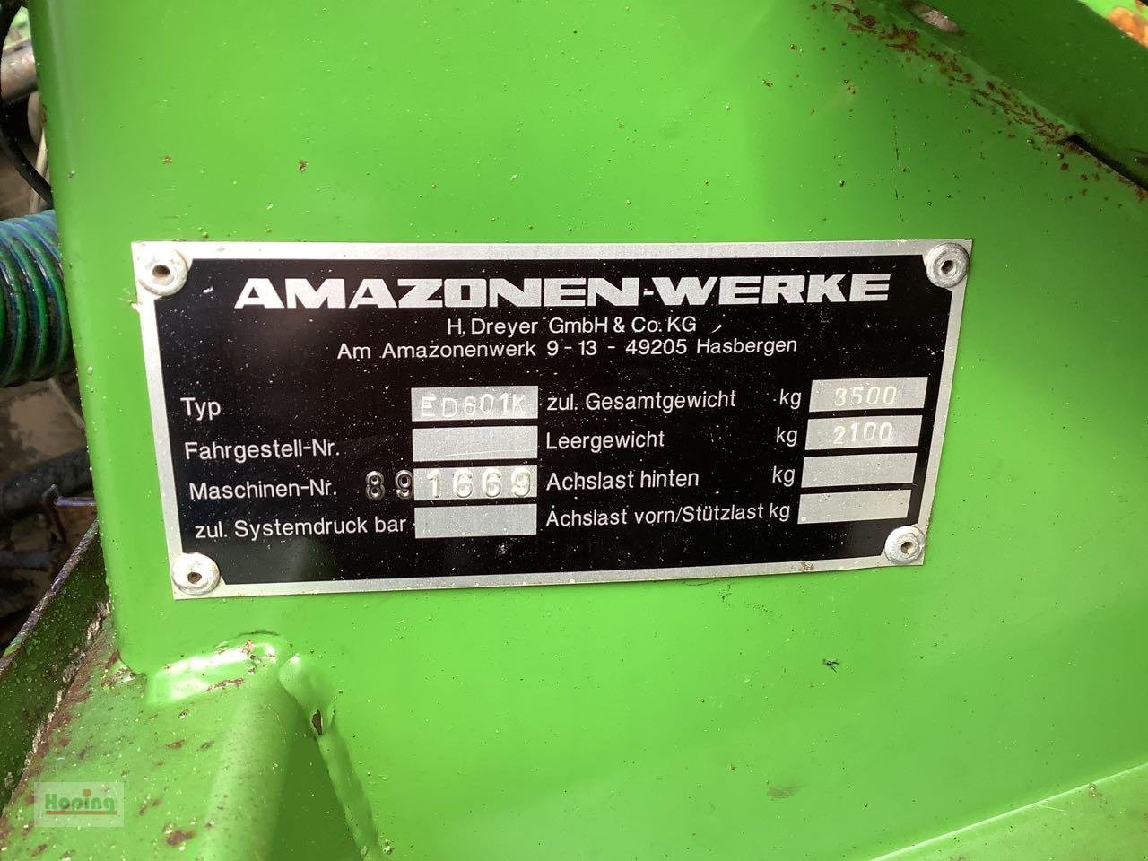 Amazone ED601K - Täppiskülvimasin: pilt 5 Amazone ED601K - Täppiskülvimasin: pilt 5