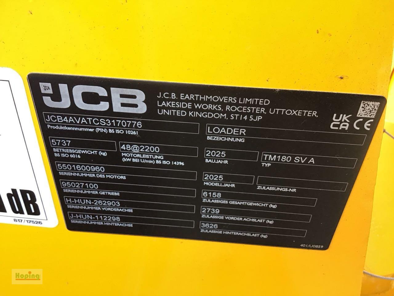 JCB TM180 AGRI - Teleskooprataslaadur: pilt 5 JCB TM180 AGRI - Teleskooprataslaadur: pilt 5