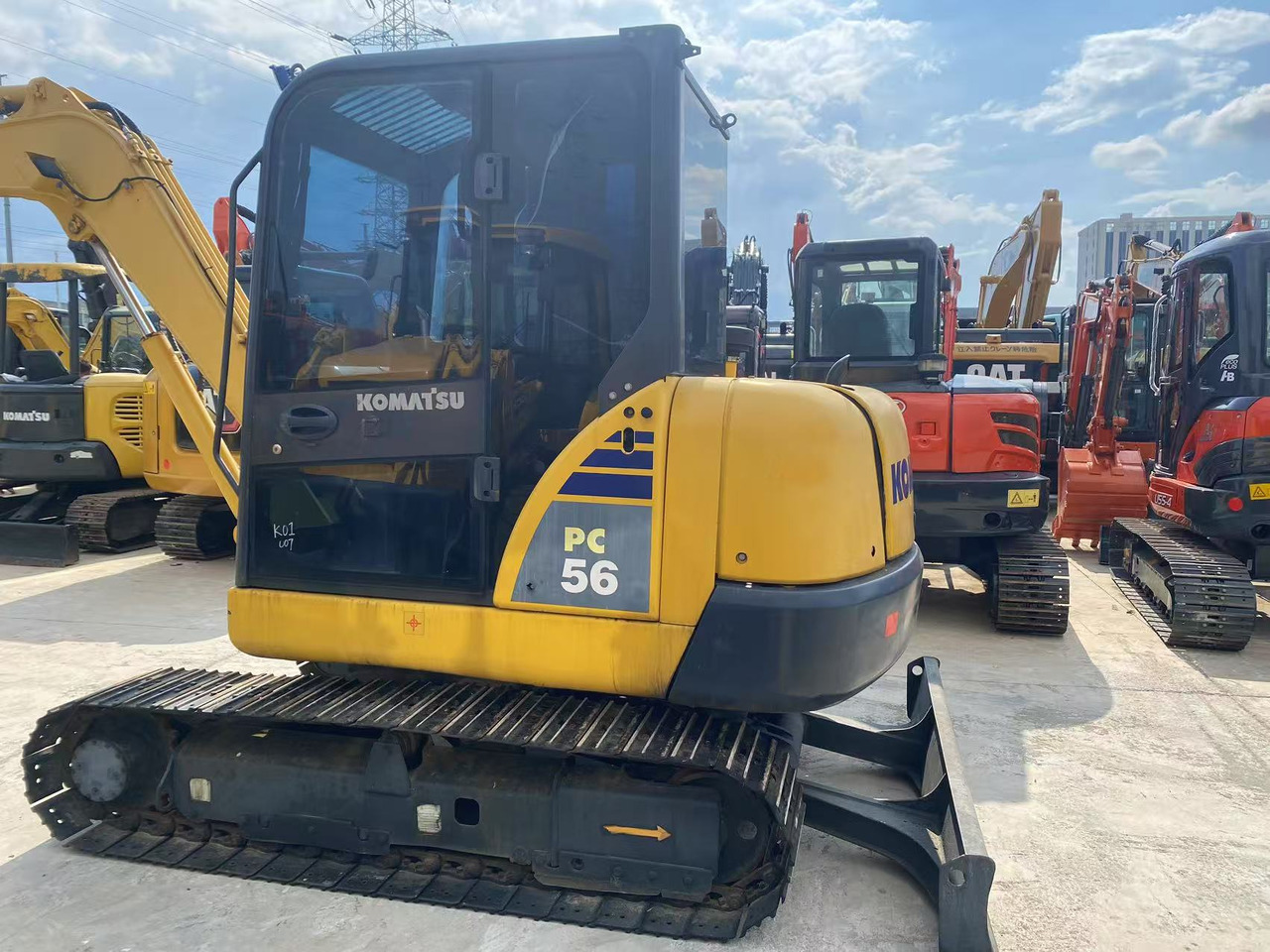 KOMATSU PC56-7 - Miniekskavaator: pilt 1 KOMATSU PC56-7 - Miniekskavaator: pilt 1