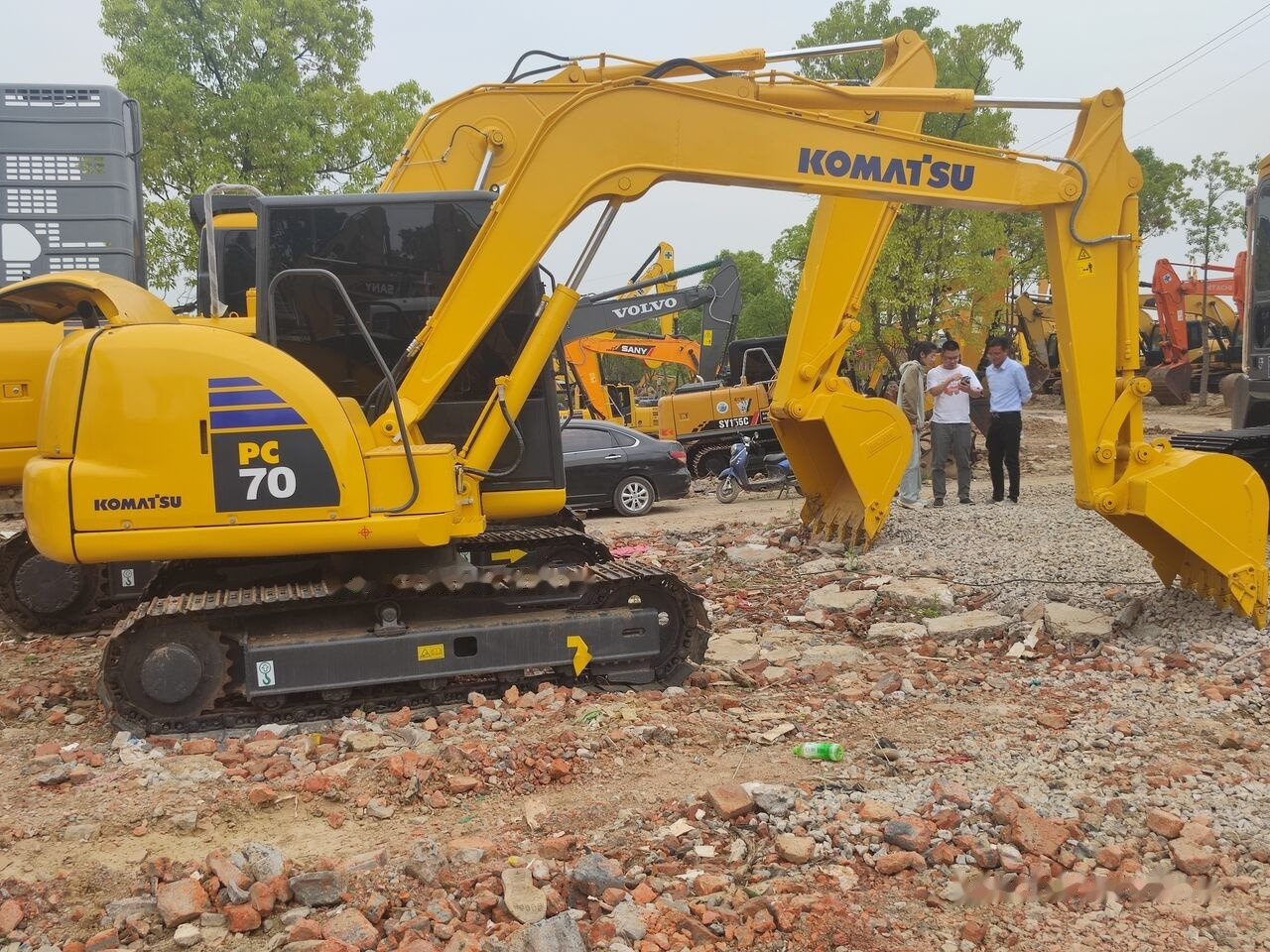 Komatsu PC70-8 - Miniekskavaator: pilt 3 Komatsu PC70-8 - Miniekskavaator: pilt 3