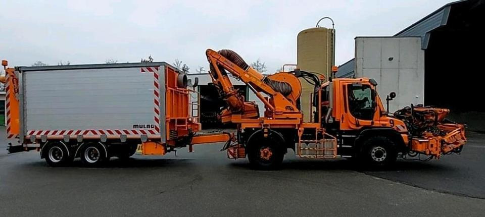 Unimog U527 mit Mulag Saugmähkombination SB 600 MFK 600 Abschiebewagen Mercedes-Benz Böschungsmäher Böschungsmulcher Hangmäher 530 U 527 535 430 405 427 Abschieber Mähanhänger Dücker - Kommunaal-/ Erisõiduk: pilt 3 Unimog U527 mit Mulag Saugmähkombination SB 600 MFK 600 Abschiebewagen Mercedes-Benz Böschungsmäher Böschungsmulcher Hangmäher 530 U 527 535 430 405 427 Abschieber Mähanhänger Dücker - Kommunaal-/ Erisõiduk: pilt 3