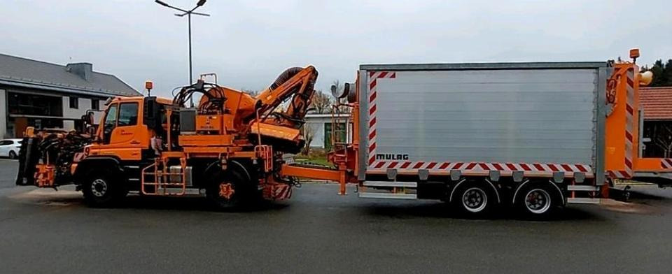 Unimog U527 mit Mulag Saugmähkombination SB 600 MFK 600 Abschiebewagen Mercedes-Benz Böschungsmäher Böschungsmulcher Hangmäher 530 U 527 535 430 405 427 Abschieber Mähanhänger Dücker - Kommunaal-/ Erisõiduk: pilt 4 Unimog U527 mit Mulag Saugmähkombination SB 600 MFK 600 Abschiebewagen Mercedes-Benz Böschungsmäher Böschungsmulcher Hangmäher 530 U 527 535 430 405 427 Abschieber Mähanhänger Dücker - Kommunaal-/ Erisõiduk: pilt 4