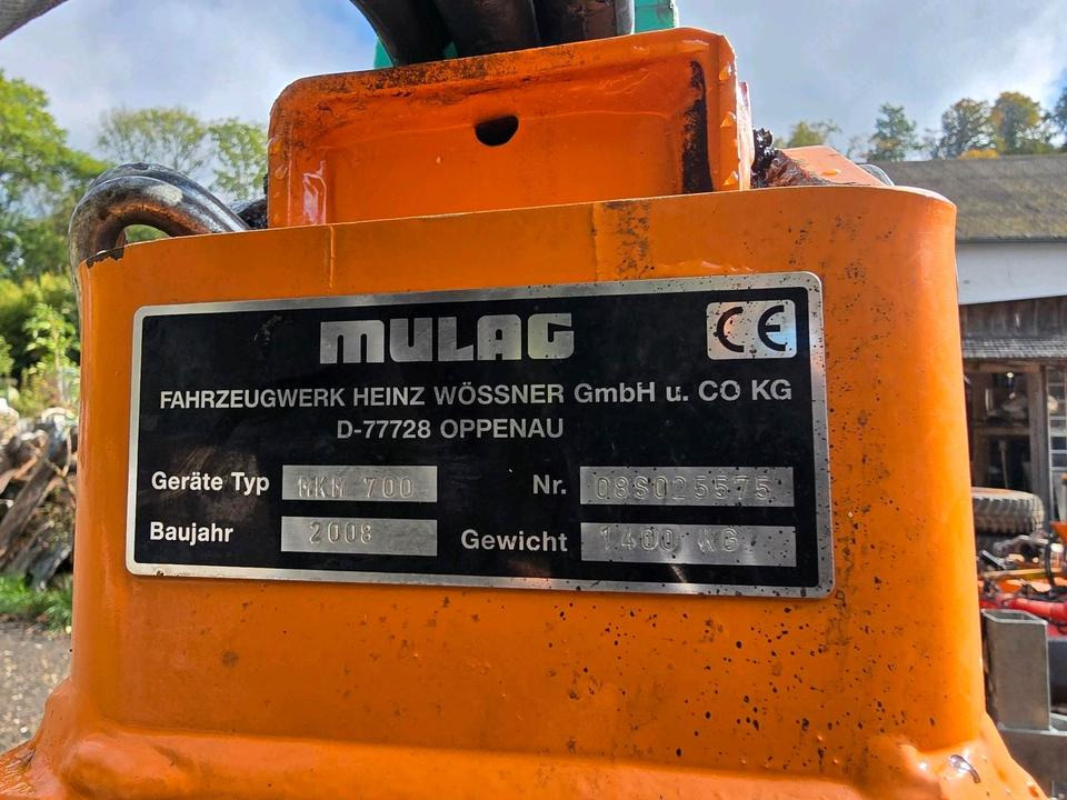 Poomniiduk Mulag MKM 700 Böschungsmäher Böschungsmulcher FME für Unimog 405 UGE UGN U300 400 500 423 427 430 530 MHU MFK DUA UNA: pilt 9