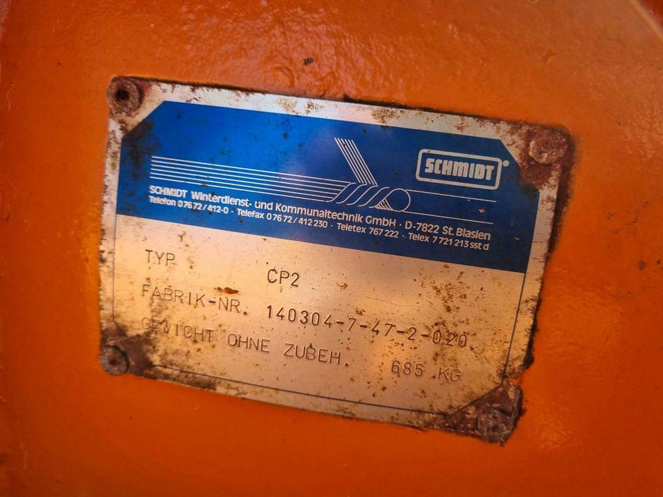Schmidt CP2 Schneepflug Schneeschild Winterdienst Unimog - Lumesahk: pilt 3 Schmidt CP2 Schneepflug Schneeschild Winterdienst Unimog - Lumesahk: pilt 3