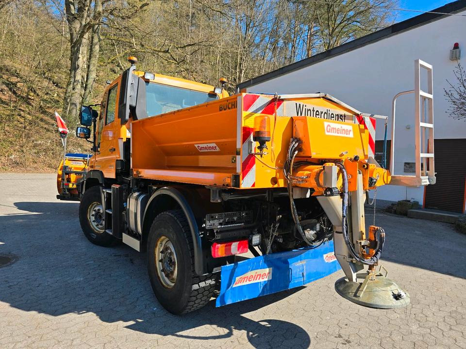 Lumekoristusmasina Unimog 218 U218 Mercedes-Benz 405 Schmidt Schneepflug Gmeiner Salzstreuer Yedi Winterdienst: pilt 7
