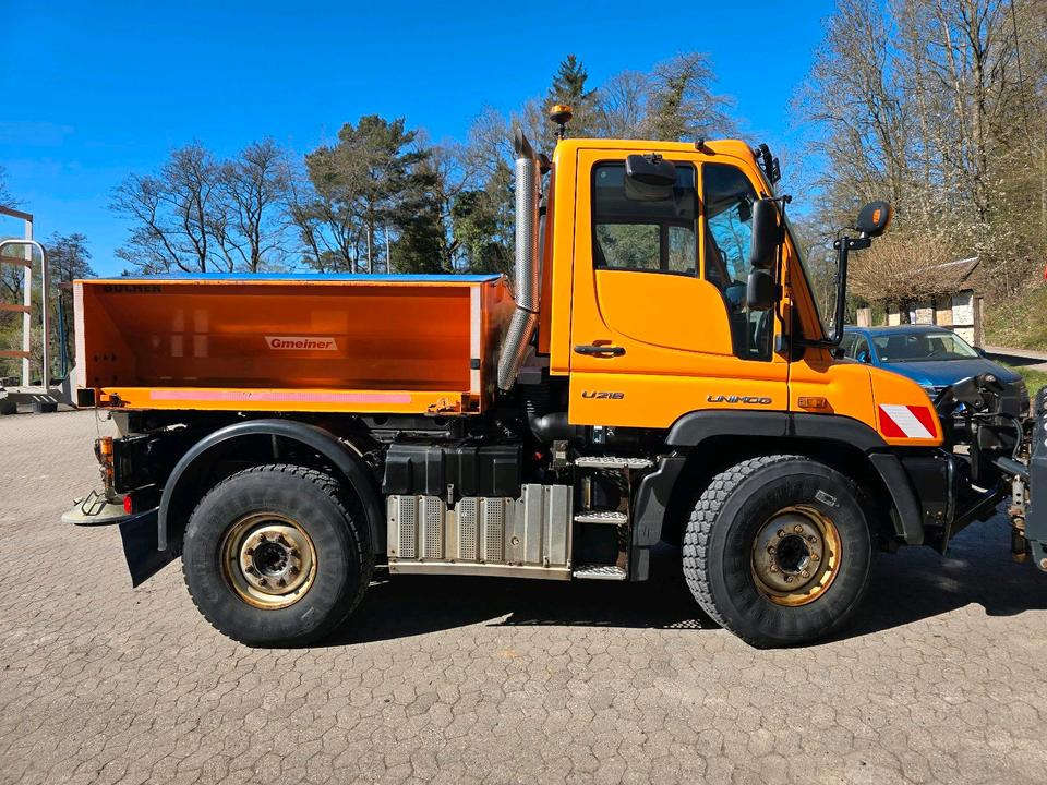 Unimog 218 U218 Mercedes-Benz 405 Schmidt Schneepflug Gmeiner Salzstreuer Yedi Winterdienst - Lumekoristusmasina: pilt 2 Unimog 218 U218 Mercedes-Benz 405 Schmidt Schneepflug Gmeiner Salzstreuer Yedi Winterdienst - Lumekoristusmasina: pilt 2