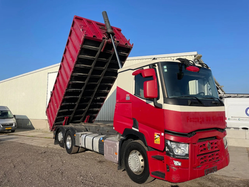 Renault T / 6x2 VOLLEDIG LUCHTGEVEERD / ALU VELGEN / HANDGESCHAKELD / LOW KM / ALU KIPPER 22.5 M3 - Kallurauto: pilt 1 Renault T / 6x2 VOLLEDIG LUCHTGEVEERD / ALU VELGEN / HANDGESCHAKELD / LOW KM / ALU KIPPER 22.5 M3 - Kallurauto: pilt 1
