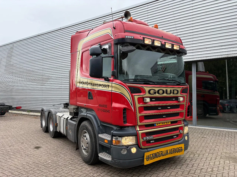 Scania R500 V8 / 6x4 / HANDGESCHAKELD / SCHUIFSCHOTEL / HYDRAULIEK / RETARDER / - Sadulveok: pilt 1 Scania R500 V8 / 6x4 / HANDGESCHAKELD / SCHUIFSCHOTEL / HYDRAULIEK / RETARDER / - Sadulveok: pilt 1