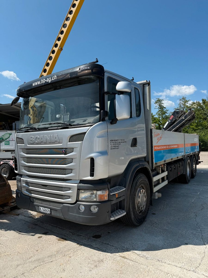 Scania G440 Brücke mit Ladekran - Madelveok/ Platvormveok, Kraanaga veoauto: pilt 2 Scania G440 Brücke mit Ladekran - Madelveok/ Platvormveok, Kraanaga veoauto: pilt 2