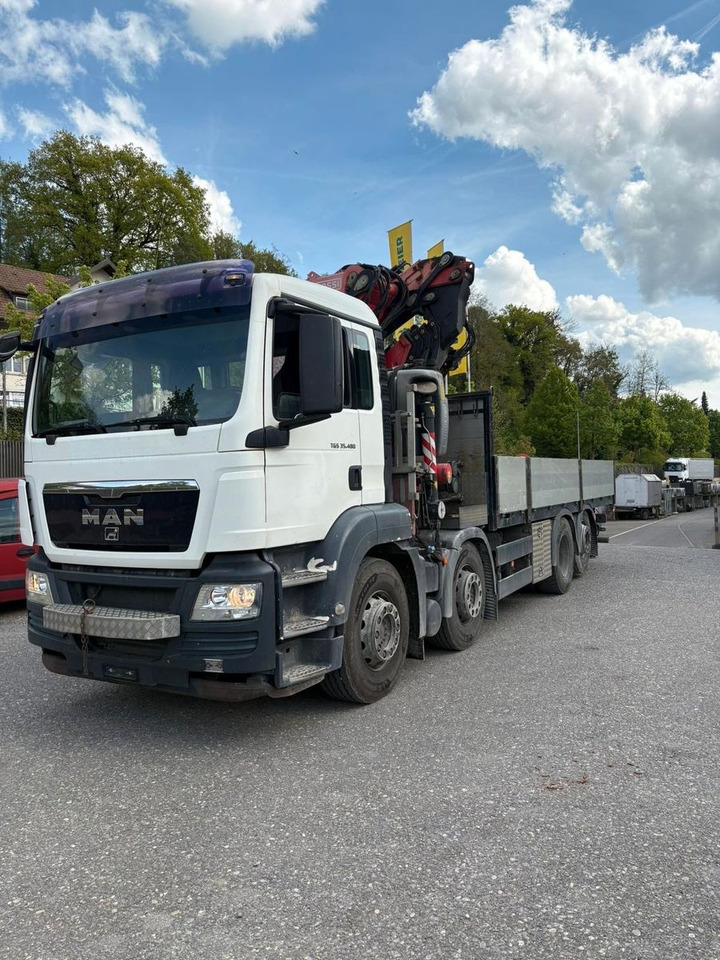 MAN TGS 35.480 mit Kran FASSI F420BXP.24 - Veoauto, Kraanaga veoauto: pilt 1 MAN TGS 35.480 mit Kran FASSI F420BXP.24 - Veoauto, Kraanaga veoauto: pilt 1