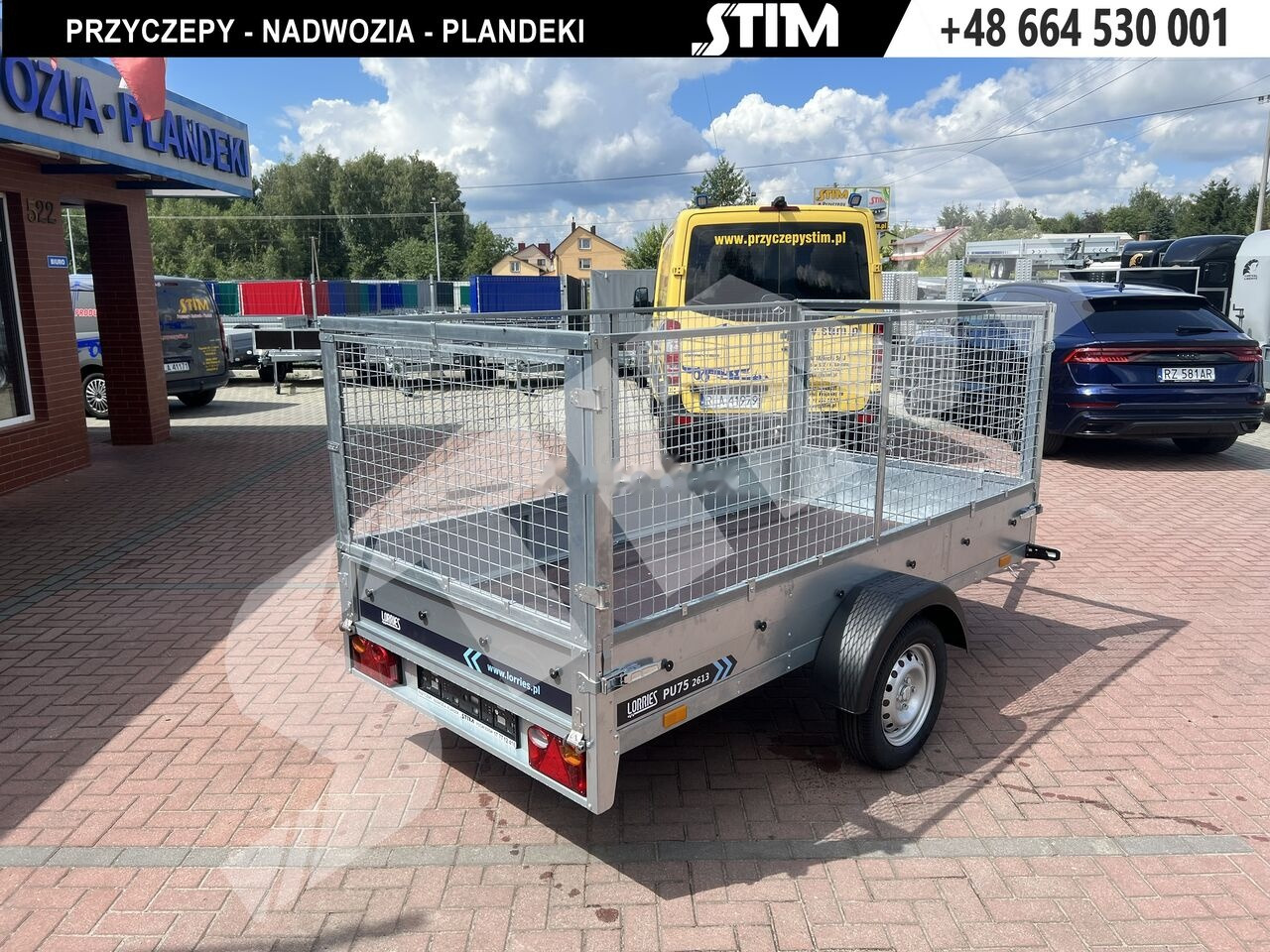 Lorries PU75-2613 uchylna + nadstawka - Auto järelhaagis: pilt 3 Lorries PU75-2613 uchylna + nadstawka - Auto järelhaagis: pilt 3