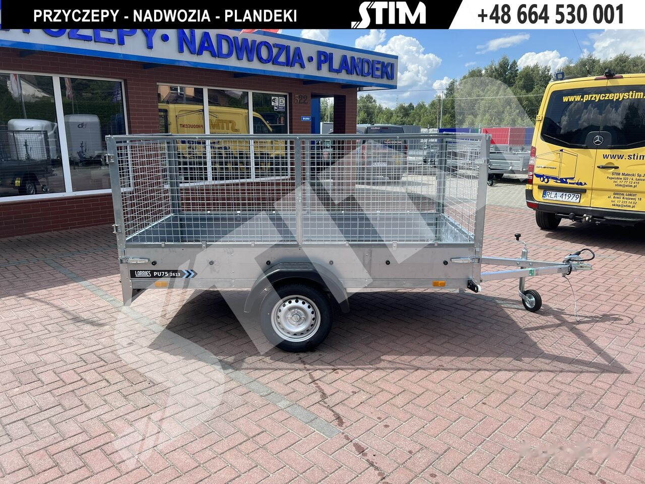 Lorries PU75-2613 uchylna + nadstawka - Auto järelhaagis: pilt 2 Lorries PU75-2613 uchylna + nadstawka - Auto järelhaagis: pilt 2