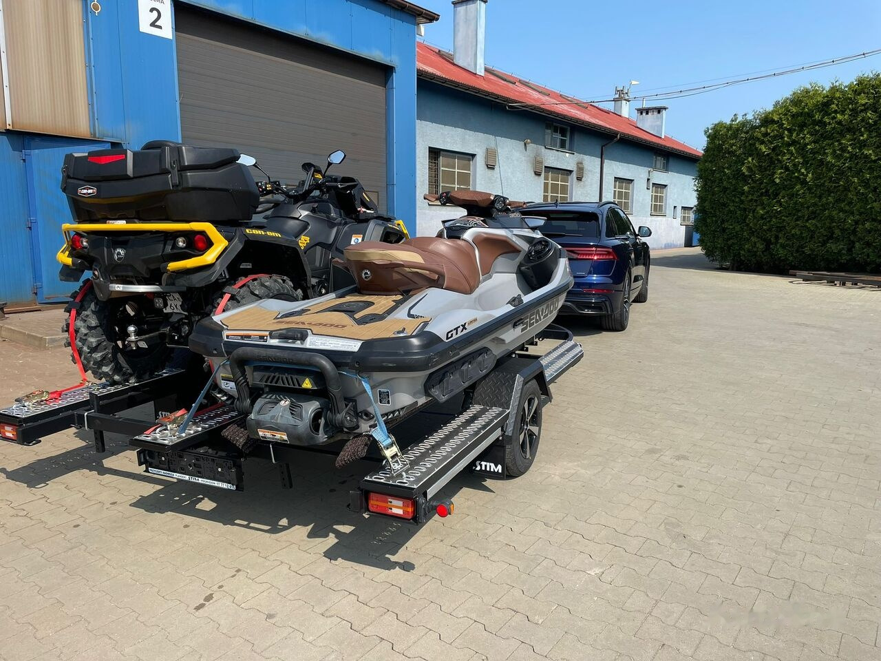 Stim L21-SWQ/1300 vr. B 2x skuter lub 2 x quad lub skuter i quad - Paadihaagis: pilt 1 Stim L21-SWQ/1300 vr. B 2x skuter lub 2 x quad lub skuter i quad - Paadihaagis: pilt 1