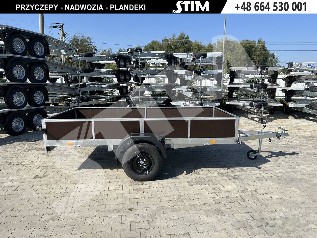 Stim S11-075/3115R + przednia burta otwierana + wzmocnienie ramy - Auto järelhaagis: pilt 2 Stim S11-075/3115R + przednia burta otwierana + wzmocnienie ramy - Auto järelhaagis: pilt 2