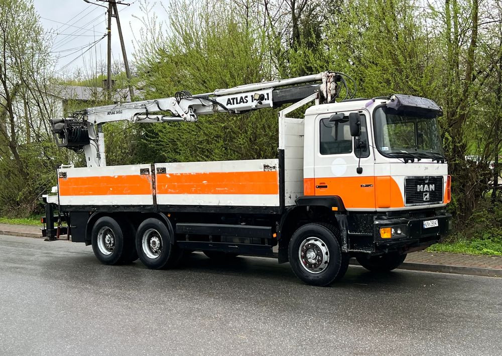 MAN * 27-322 MAN 6x4 * HDS ATLAS 140 * - Kraanaga veoauto, Madelveok/ Platvormveok: pilt 2 MAN * 27-322 MAN 6x4 * HDS ATLAS 140 * - Kraanaga veoauto, Madelveok/ Platvormveok: pilt 2