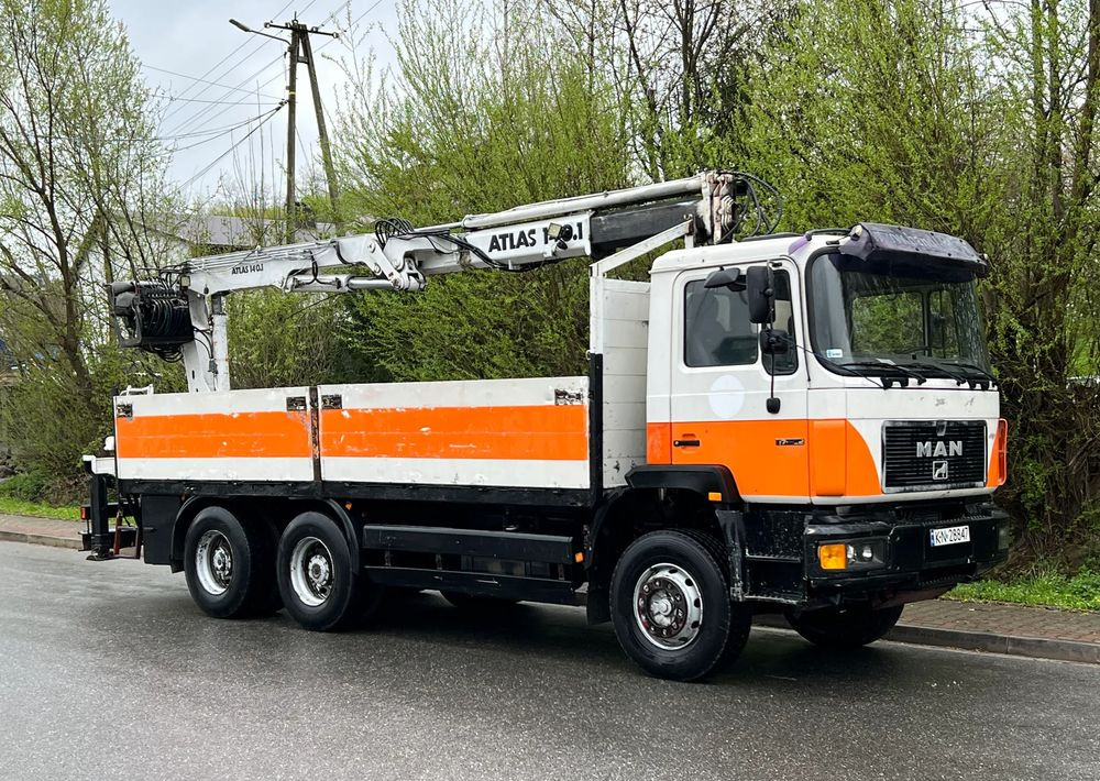 MAN 27-322 MAN 6x4 HDS ATLAS 140 - Madelveok/ Platvormveok, Kraanaga veoauto: pilt 1 MAN 27-322 MAN 6x4 HDS ATLAS 140 - Madelveok/ Platvormveok, Kraanaga veoauto: pilt 1