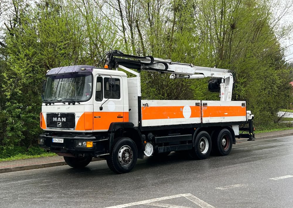 MAN * 27-322 MAN 6x4 * HDS ATLAS 140 * - Kraanaga veoauto, Madelveok/ Platvormveok: pilt 1 MAN * 27-322 MAN 6x4 * HDS ATLAS 140 * - Kraanaga veoauto, Madelveok/ Platvormveok: pilt 1