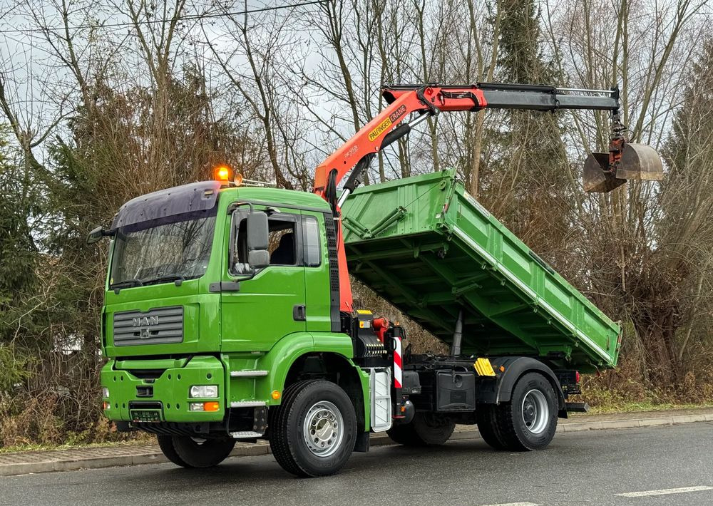 MAN * MAN TGA 18-360 * Kiper Wywrotka * 4x2 * Kran Palfinger PK 9501 Sprowadzony - Kallurauto: pilt 1 MAN * MAN TGA 18-360 * Kiper Wywrotka * 4x2 * Kran Palfinger PK 9501 Sprowadzony - Kallurauto: pilt 1