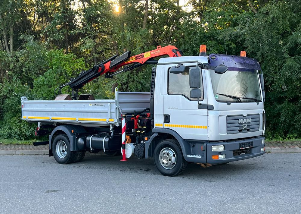 MAN MAN TGL 12-240 Kiper Wywrotka 4x2 Kran PALFINGER PK 12500 BARDZO DOBRY STAN - Kallurauto: pilt 2 MAN MAN TGL 12-240 Kiper Wywrotka 4x2 Kran PALFINGER PK 12500 BARDZO DOBRY STAN - Kallurauto: pilt 2