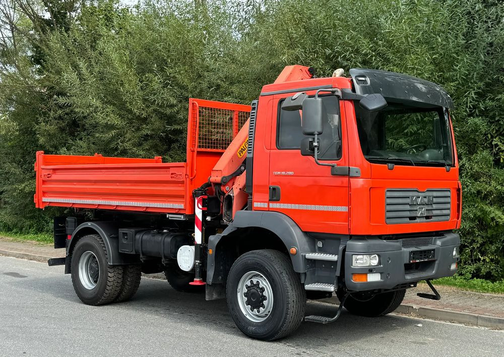 MAN TGM 18-280 MAN 4x4 HDS PALFINGER 105 KIPER WYWROTKA MEILLER BARDZO DOBRY STAN - Kallurauto: pilt 2 MAN TGM 18-280 MAN 4x4 HDS PALFINGER 105 KIPER WYWROTKA MEILLER BARDZO DOBRY STAN - Kallurauto: pilt 2
