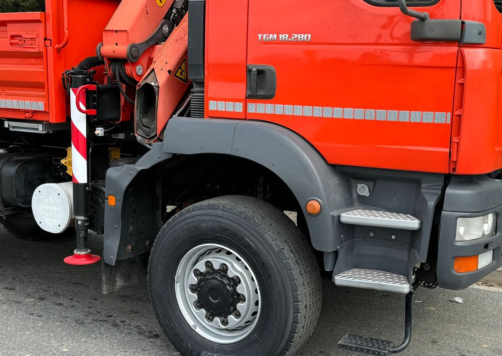 MAN TGM 18-280 MAN 4x4 HDS PALFINGER 105 KIPER WYWROTKA MEILLER BARDZO DOBRY STAN - Kallurauto: pilt 5 MAN TGM 18-280 MAN 4x4 HDS PALFINGER 105 KIPER WYWROTKA MEILLER BARDZO DOBRY STAN - Kallurauto: pilt 5