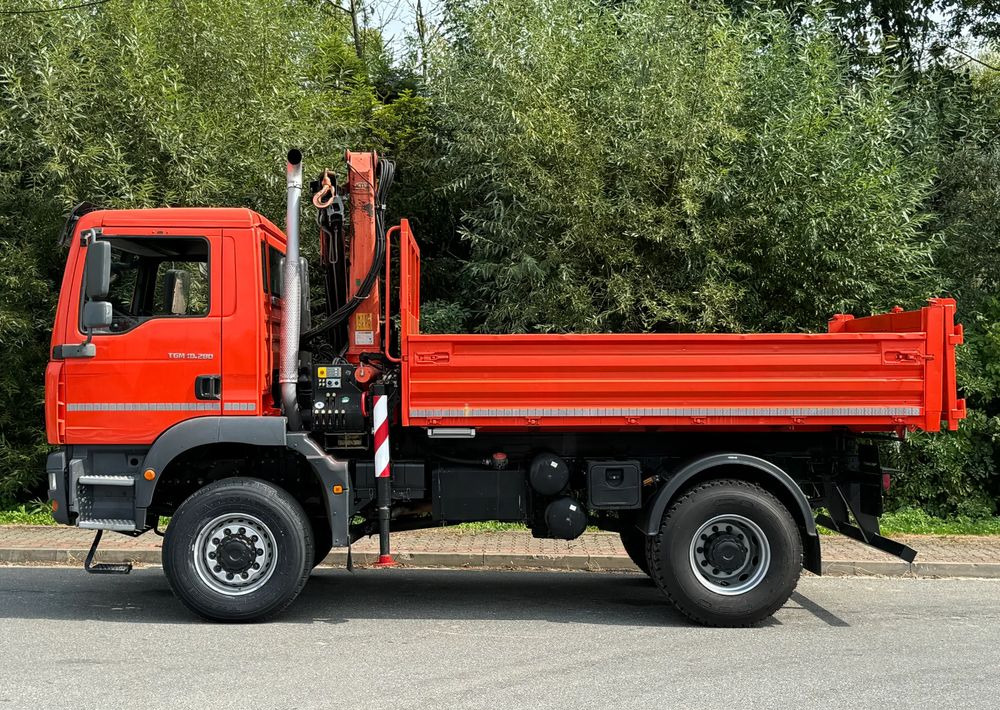 Kallurauto MAN * TGM 18-280 MAN 4x4 HDS Palfinger PK10500 * Kiper Wywrotka * Bardzo Dobry Stan: pilt 17