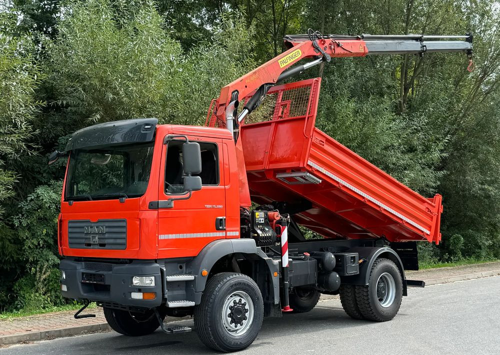 Kallurauto MAN * TGM 18-280 MAN 4x4 HDS Palfinger PK10500 * Kiper Wywrotka * Bardzo Dobry Stan: pilt 19