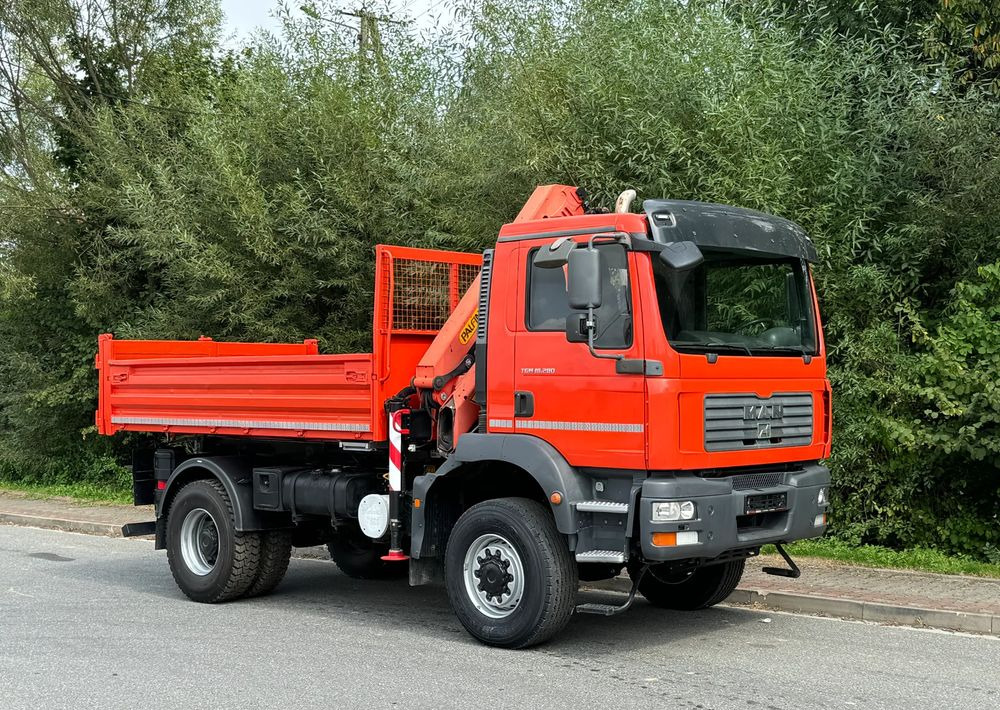 MAN * TGM 18-280 MAN 4x4 HDS Palfinger PK10500 * Kiper Wywrotka * Bardzo Dobry Stan - Kallurauto: pilt 2 MAN * TGM 18-280 MAN 4x4 HDS Palfinger PK10500 * Kiper Wywrotka * Bardzo Dobry Stan - Kallurauto: pilt 2