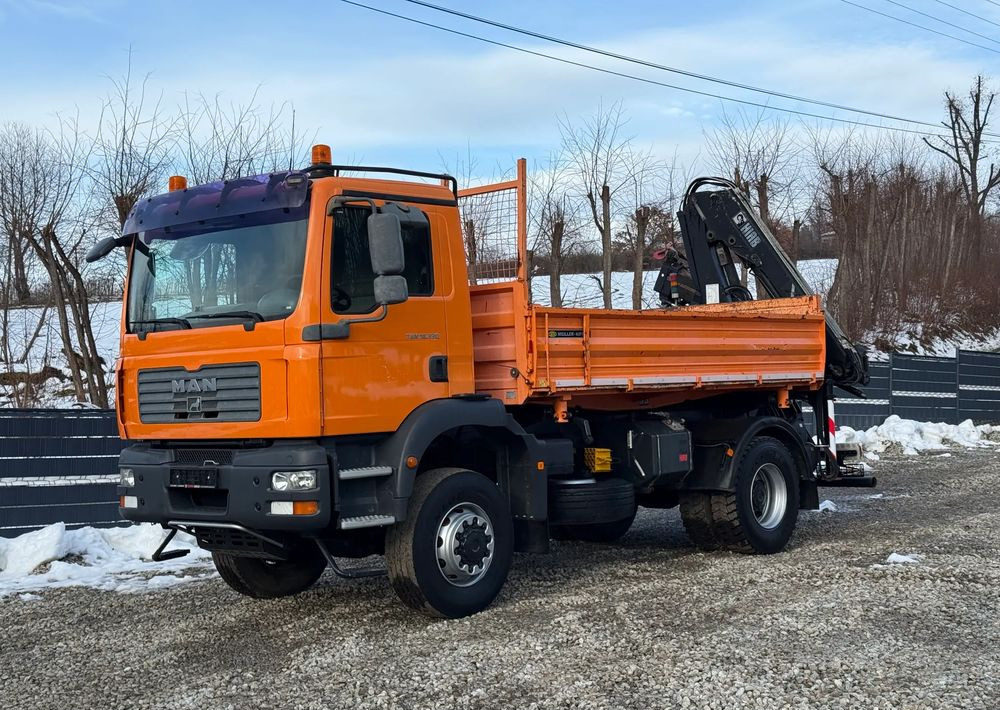 MAN * TGM 18-330 MAN 4x4 HDS Hiab 122 * Kiper Wywrotka * Bardzo Dobry Stan - Kallurauto: pilt 2 MAN * TGM 18-330 MAN 4x4 HDS Hiab 122 * Kiper Wywrotka * Bardzo Dobry Stan - Kallurauto: pilt 2