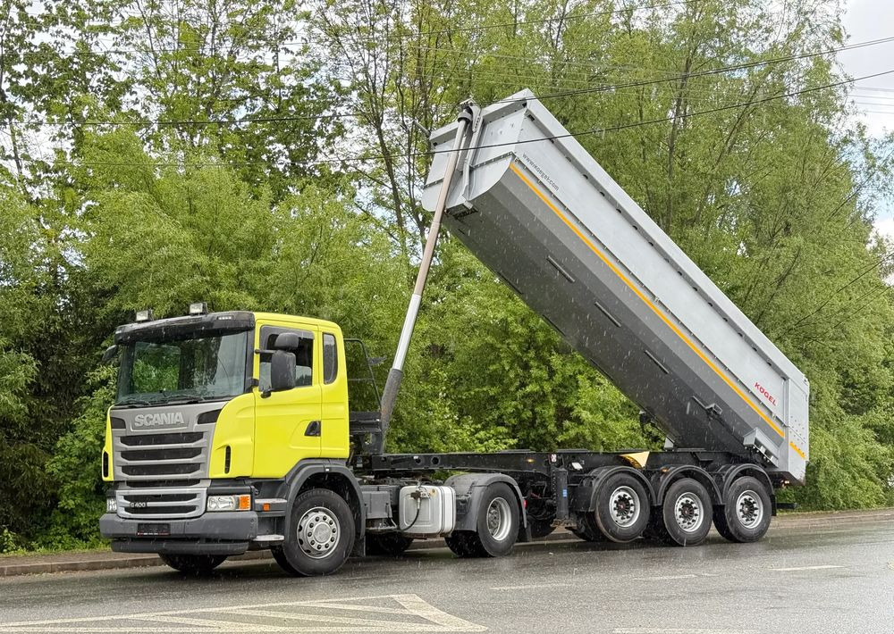 Scania * Zestaw * Scania G400 + Naczepa Kogel Kiper Wywrotka * Sprowadzony * Bardzo Dobry Stan * - Sadulveok: pilt 1 Scania * Zestaw * Scania G400 + Naczepa Kogel Kiper Wywrotka * Sprowadzony * Bardzo Dobry Stan * - Sadulveok: pilt 1