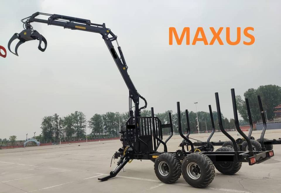 NEW MAXUS 12T Forest Trailer 2T Crane Warranty | НОВА Лісова причепа 12Т з Краном 2Т MAXUS Гарантія - Metsahaagis: pilt 1 NEW MAXUS 12T Forest Trailer 2T Crane Warranty | НОВА Лісова причепа 12Т з Краном 2Т MAXUS Гарантія - Metsahaagis: pilt 1