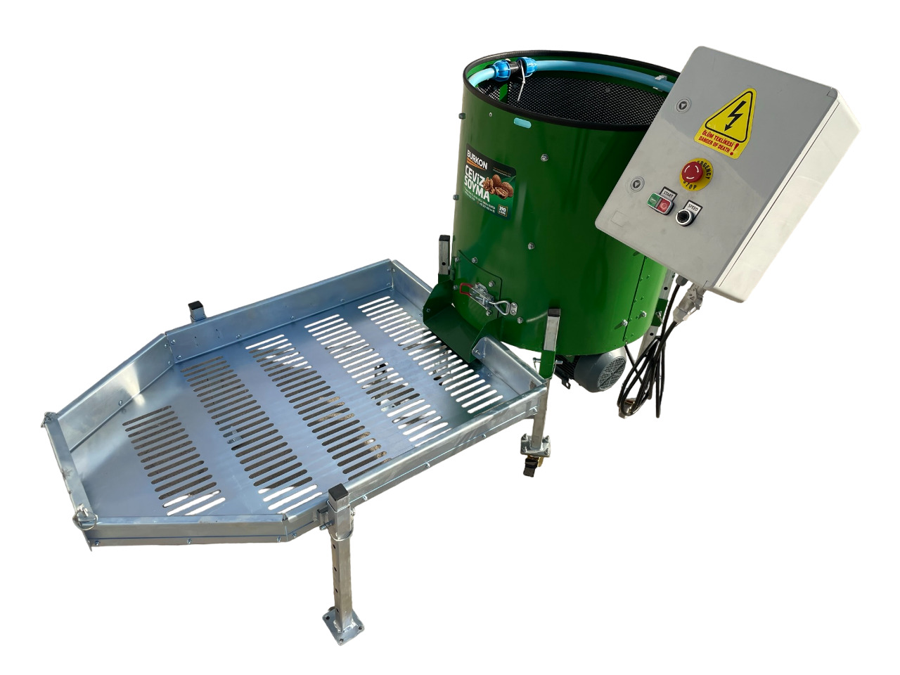 Burkon 190LT 80kg Devir Ayarlı (Rendeli) Ceviz Soyma Makinesi - Toidumasin: pilt 1 Burkon 190LT 80kg Devir Ayarlı (Rendeli) Ceviz Soyma Makinesi - Toidumasin: pilt 1