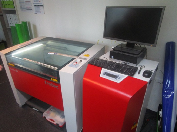 Paberi lõikamise masin LASER CUTTER TROTEC SPEEDY 360 (Gravieren, Schneiden): pilt 10