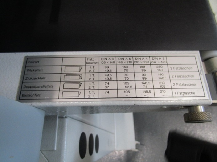 MB MULTIPLI 35 MIT GESTELL - Voltimismasin: pilt 5 MB MULTIPLI 35 MIT GESTELL - Voltimismasin: pilt 5