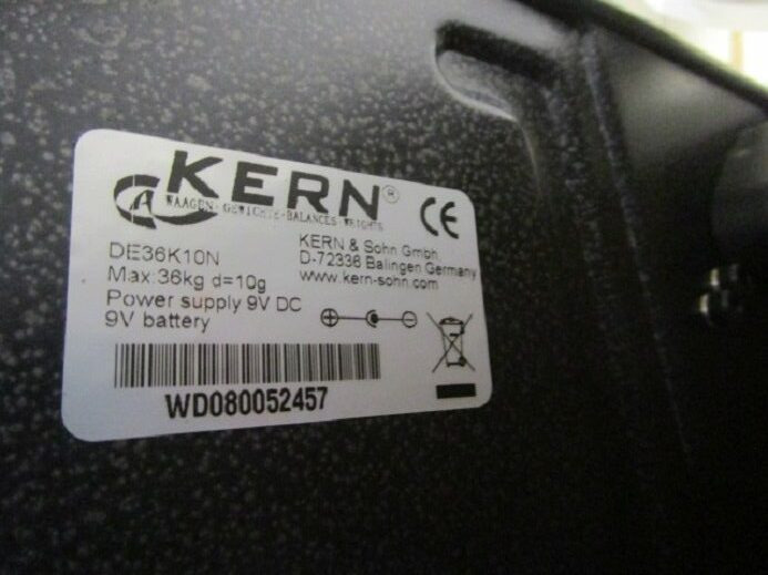 PRÄZISIONSWAAGE KERN DE36K10N - Trükimasin: pilt 3 PRÄZISIONSWAAGE KERN DE36K10N - Trükimasin: pilt 3