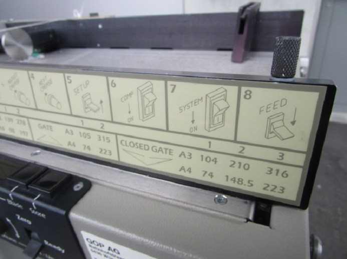 Trükimasin RILLMASCHINE MORGANA AUTOCREASER 708202: pilt 8