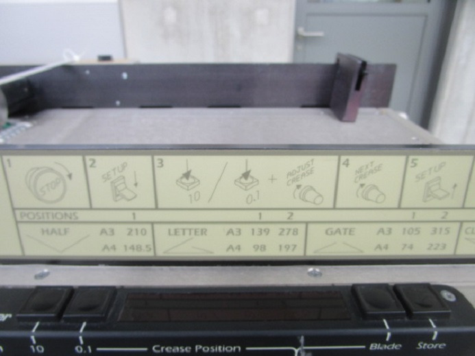 Trükimasin RILLMASCHINE MORGANA AUTOCREASER 708202: pilt 9
