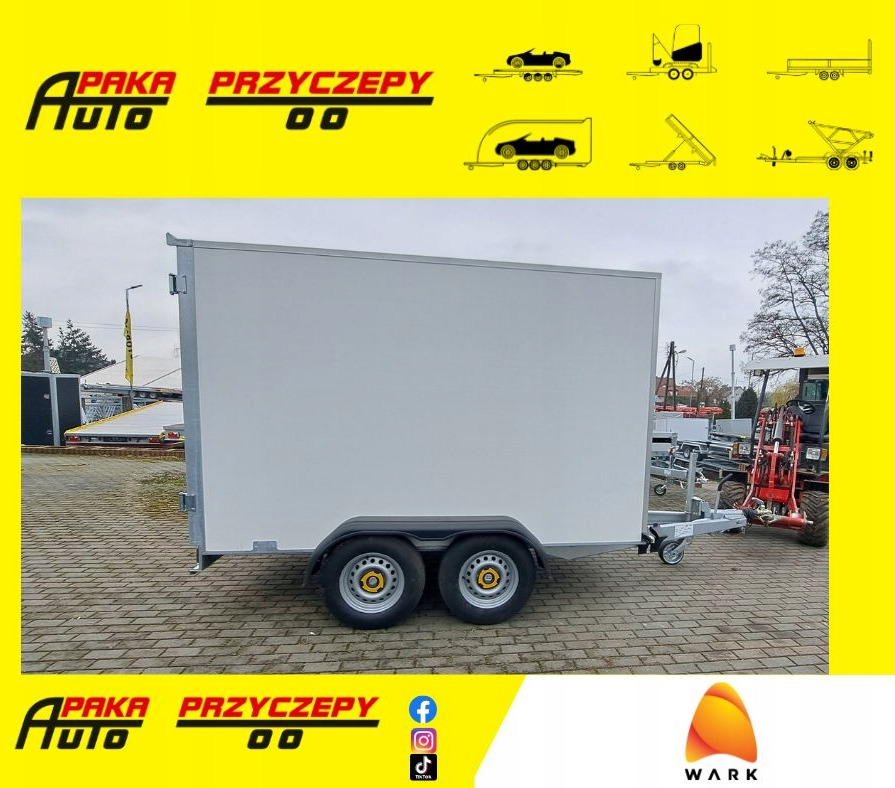 PRZYCZEPA KONTENER CARGO 4 BOX 3x1,5 DMC 2700 / CARGO CONTAINER TRAILER 4 BOX 3x1.5 DMC 2700 - Furgoonjärelhaagis: pilt 1 PRZYCZEPA KONTENER CARGO 4 BOX 3x1,5 DMC 2700 / CARGO CONTAINER TRAILER 4 BOX 3x1.5 DMC 2700 - Furgoonjärelhaagis: pilt 1