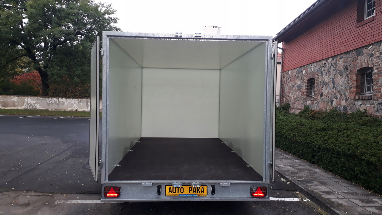 Uus Furgoonjärelhaagis PRZYCZEPA KONTENER CARGO PAKA FURGON BOX 400 x 200 / CARGO CONTAINER TRAILER VAN BOX 400 x 200: pilt 7