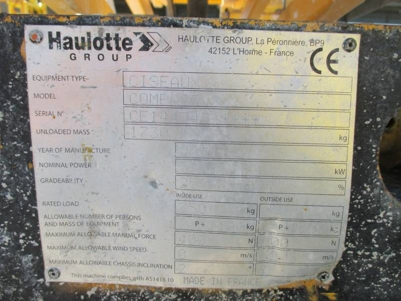 Haulotte Compact 8 - Käärlift: pilt 4 Haulotte Compact 8 - Käärlift: pilt 4