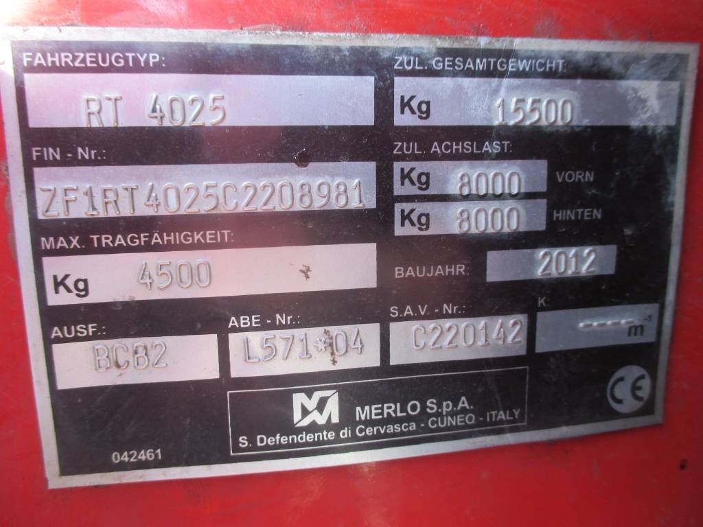 Teleskooplaadur Merlo Roto 45.19: pilt 16