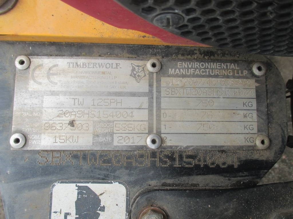 Puiduhakkurid Timberwolf TW125PH: pilt 10