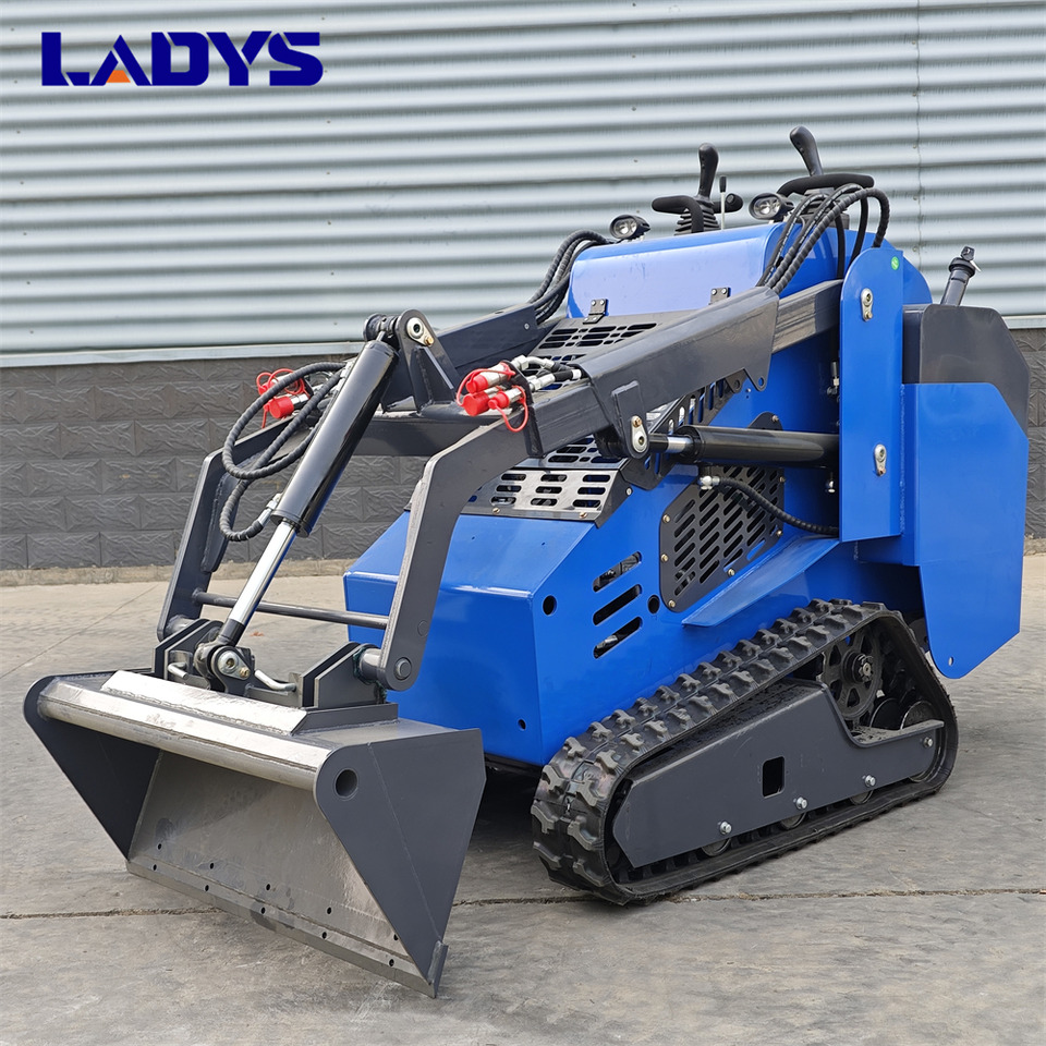LADYS Free Shipping Mini Skid Steer Loader Compact Track Electric/Diesel Chinese Mini Skid Steer Loader For Sale With Mini Skid Steer Attachments 4 In 1 Bucket - Kompaktlaadur: pilt 1 LADYS Free Shipping Mini Skid Steer Loader Compact Track Electric/Diesel Chinese Mini Skid Steer Loader For Sale With Mini Skid Steer Attachments 4 In 1 Bucket - Kompaktlaadur: pilt 1