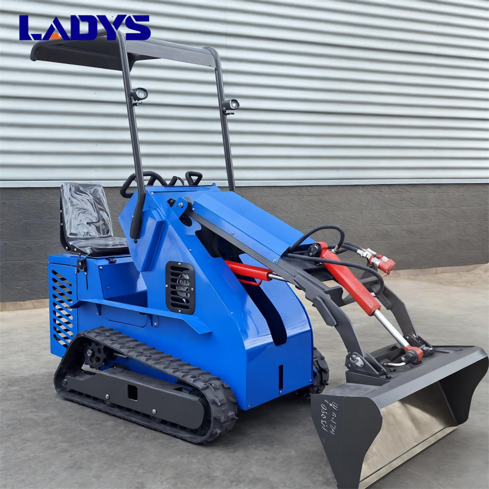 LADYS Free Shipping Mini Skid Steer Loader Compact Track Electric/Diesel Chinese Mini Skid Steer Loader For Sale With Mini Skid Steer Attachments 4 In 1 Bucket - Kompaktlaadur: pilt 5 LADYS Free Shipping Mini Skid Steer Loader Compact Track Electric/Diesel Chinese Mini Skid Steer Loader For Sale With Mini Skid Steer Attachments 4 In 1 Bucket - Kompaktlaadur: pilt 5